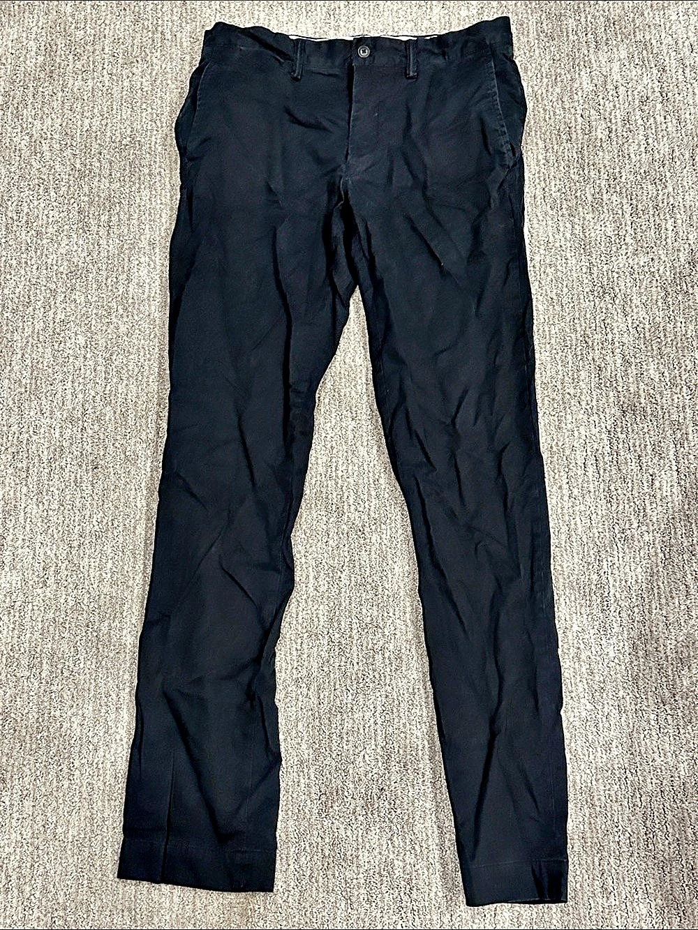 Polo Ralph Lauren Stretch Chino Pants in Black Waist 34